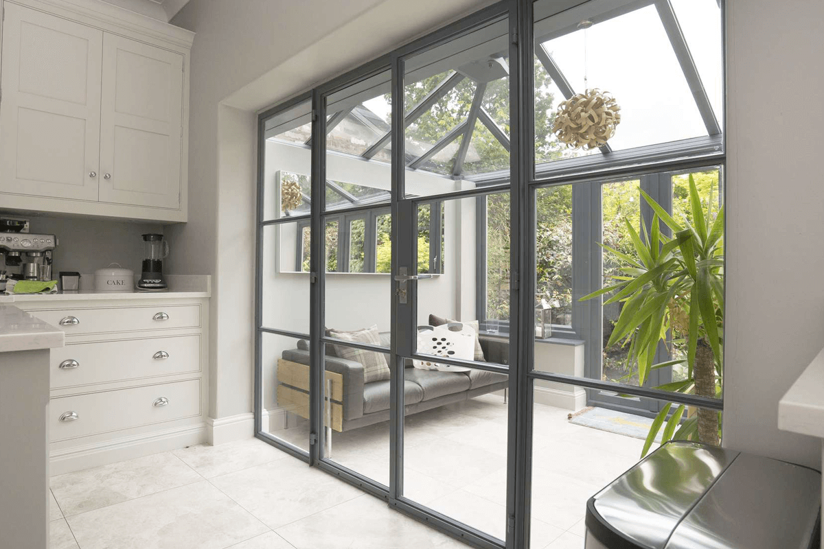 Internal french doors with sidelights